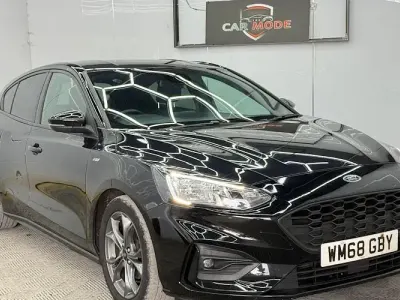 Used Ford Focus ST-Line 125 HP (91 kW) 2018 Black Hatchback