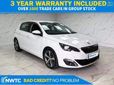 Used Peugeot 308 Allure 130 HP (95 kW) 2016 White Hatchback