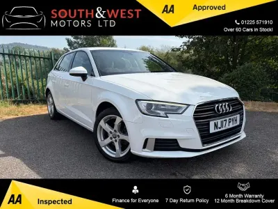 Used Audi A3 Sportback Sport 150 HP (110 kW) 2017 White Hatchback
