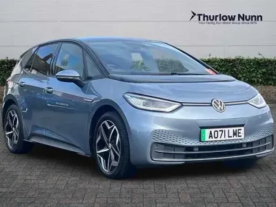 Begagnad VW ID.3 Pro 150 kW (204 HK) 2021 Blå Halvkombi