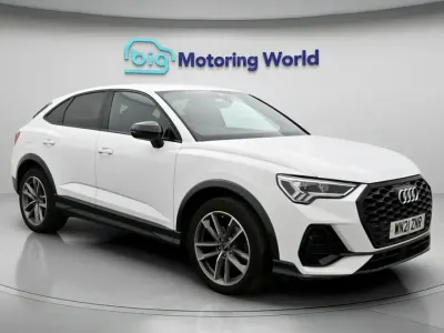 Used Audi Q3 Sportback Black Edition 150 HP (110 kW) 2021 White SUV