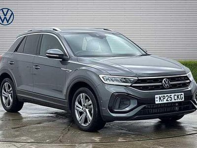 Usado VW T-Roc R-line 150 HP (110 kW) 2025 Cinzento SUV