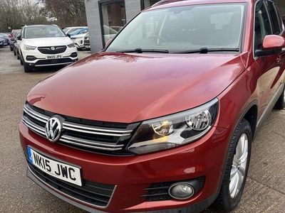 Used VW Tiguan Match 150 HP (110 kW) 2015 Red SUV