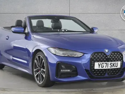 Used BMW 420 M Sport 181 HP (133 kW) 2021 Blue Cabriolet