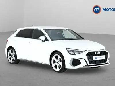 Used Audi A3 Sportback S-Line 110 HP (80 kW) 2023 White Hatchback