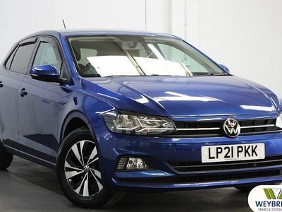 Used VW Polo Match 95 HP (69 kW) 2021 Blue Hatchback