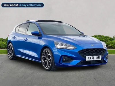 Used Ford Focus ST-Line X 2021 Blue Hatchback
