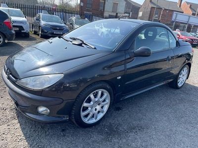 Used Peugeot 206 Sport 109 HP (80 kW) 2005 Black Cabriolet