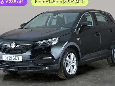 Used Vauxhall Grandland X S 131 HP (96 kW) 2021 Black SUV