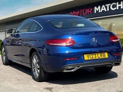 Used Mercedes C200 Premium 2017 Blue Coupe