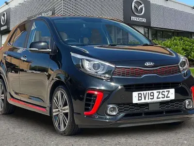 Used Kia Picanto GT-Line S 84 HP (61 kW) 2019 Black Hatchback