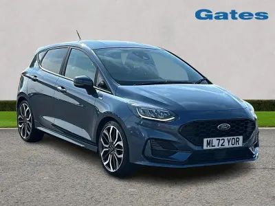 Begagnad Ford Fiesta ST-Line X 125 HK (91 kW) 2022 Blå Halvkombi