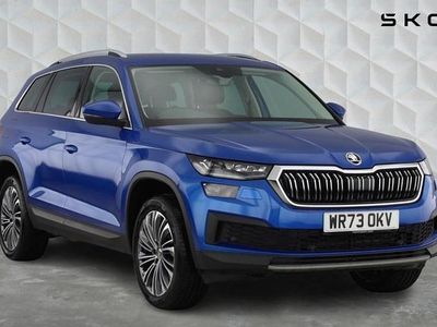 Used Skoda Kodiaq SE L Executive 150 HP (110 kW) 2023 Race blue metallic SUV