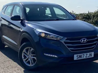 Used Hyundai Tucson 116 HP (85 kW) 2017 Blue SUV