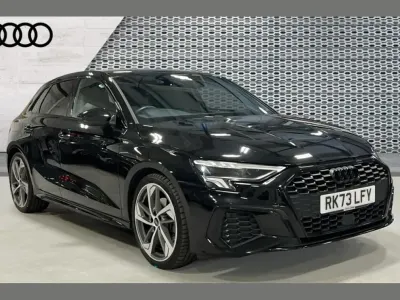 Used Audi A3 Black Edition 147 HP (108 kW) 2023 Black Sedan