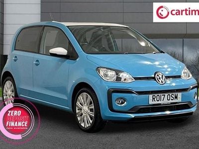 Used VW up! high up! 90 HP (66 kW) 2017 Blue Hatchback