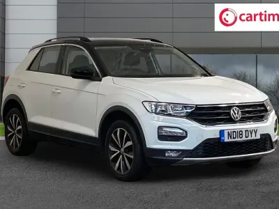 Used VW T-Roc SE 115 HP (84 kW) 2018 White SUV