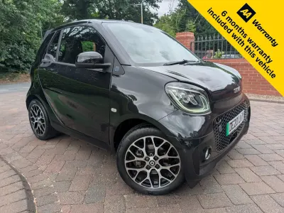 Used Smart ForTwo Electric Drive Prime Exclusive 60 kW (82 HP) 2020 Black Cabriolet