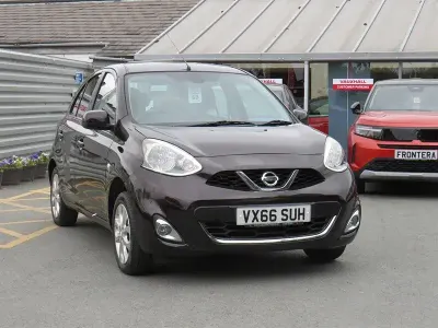 Used Nissan Micra Acenta 80 HP (58 kW) 2016 Black Hatchback