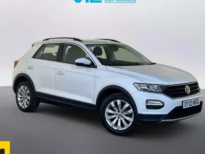 Used VW T-Roc SE 116 HP (85 kW) 2020 White SUV