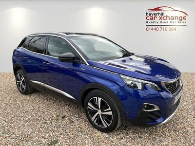 Used Peugeot 3008 GT-line 130 HP (95 kW) 2018 Blue SUV