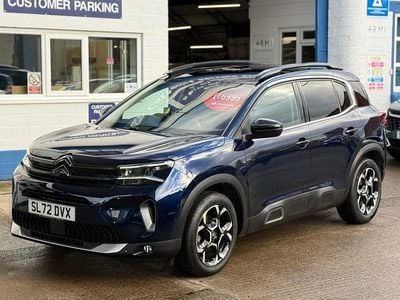Eclipse blue metallic Used 2022 Citroën C5 Aircross Shine SUV | £16,995 (Fair price)