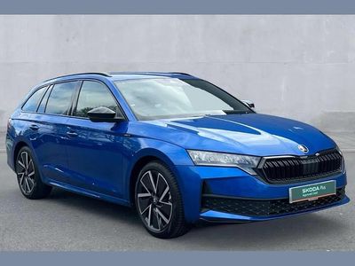 New Skoda Octavia SportLine 147 HP (108 kW) 2025 Blue Estate