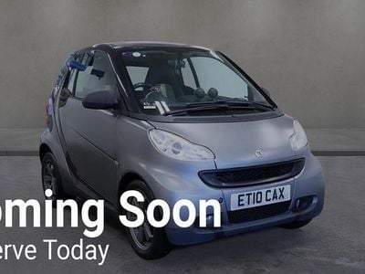 Black Used 2010 Smart ForTwo Coupé Passion Coupe | £3,500 (Fair price)