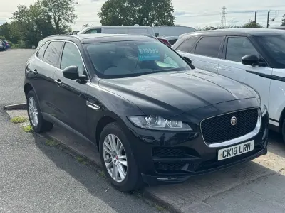 Begagnad Jaguar F-Pace Portfolio 250 HK (183 kW) 2018 Svart SUV