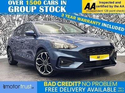 Used Ford Focus ST-Line X 125 HP (91 kW) 2019 Blue Hatchback