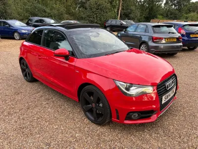Used Audi A1 Black Edition 140 HP (102 kW) 2014 Red Hatchback
