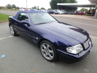 Used Mercedes SL320 2000 Blue Cabriolet