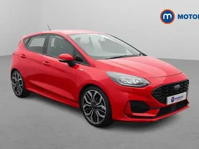 Used Ford Fiesta ST-Line X 125 HP (91 kW) 2023 Red Hatchback