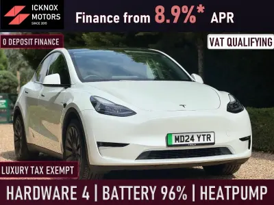 Used Tesla Model Y Long Range AWD 378 kW (514 HP) 2024 White SUV