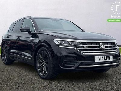 Black Used 2018 VW Touareg R-line SUV | £32,399 (Expensive)