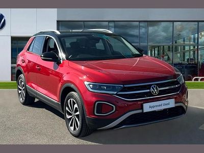 Used VW T-Roc Style 150 HP (110 kW) 2023 Kings red metallic black SUV