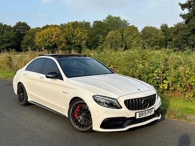 Used Mercedes C63S AMG Premium Plus 2019 White Sedan