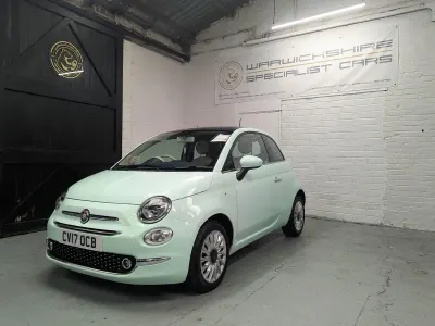 Used Fiat 500 Lounge 69 HP (50 kW) 2017 Green Hatchback