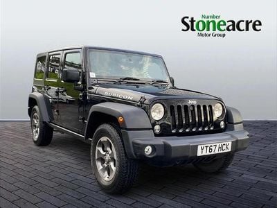 Black Used 2017 Jeep Wrangler Rubicon SUV | £28,992 (Good price)