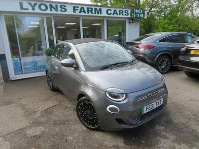 Used Fiat 500e La Prima 86 kW (118 HP) 2021 Grey Cabriolet