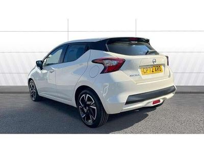 Begagnad Nissan Micra Acenta 92 HK (67 kW) 2022 Vit Halvkombi