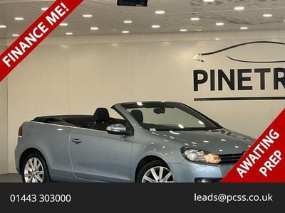 Used VW Golf Cabriolet S 122 HP (89 kW) 2013 Blue Cabriolet