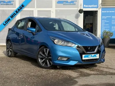 Used Nissan Micra Acenta 117 HP (86 kW) 2019 Blue Hatchback