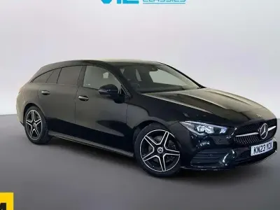 Used Mercedes CLA200 Shooting Brake AMG line 163 HP (119 kW) 2022 Black Estate