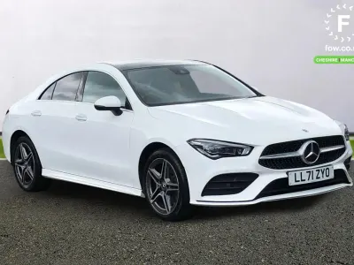 Used Mercedes CLA250e AMG Line Premium Plus 2022 White Coupe