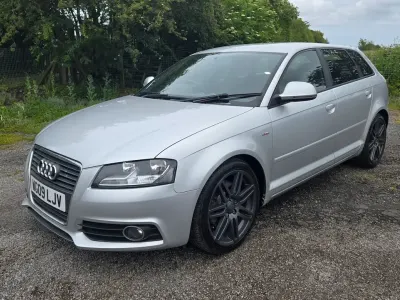 Used Audi A3 S-Line 170 HP (125 kW) 2009 Silver Hatchback