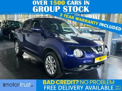 Used Nissan Juke S 117 HP (86 kW) 2015 Blue SUV