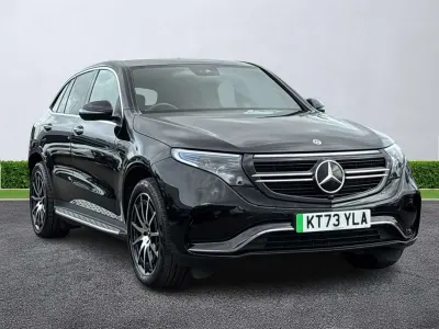 Used Mercedes EQC400 AMG line 300 kW (408 HP) 2023 Black SUV