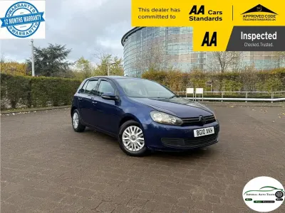 Used VW Golf VI S 122 HP (89 kW) 2010 Blue Hatchback