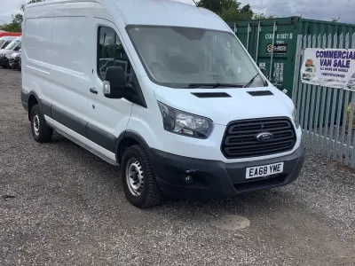 Used Ford Transit 105 HP (77 kW) 2018 White Van
